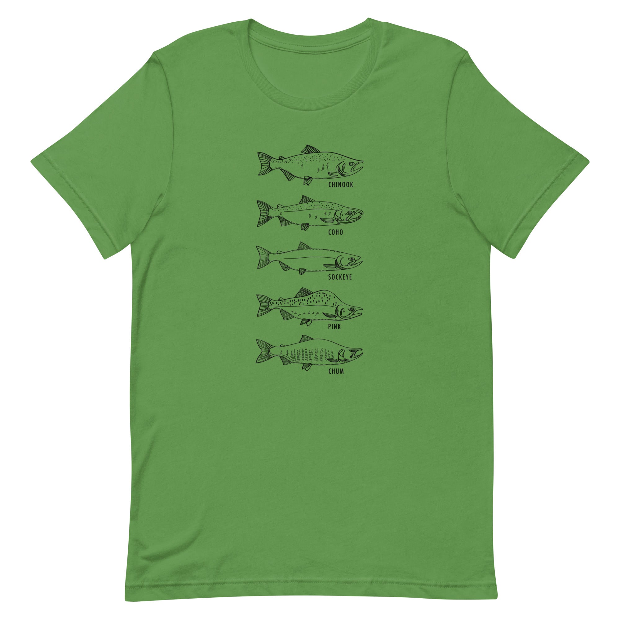 Chinook Salmon Mens XXXL Long Sleeve Graphic Print Zootop Bear Fishing Shirt
